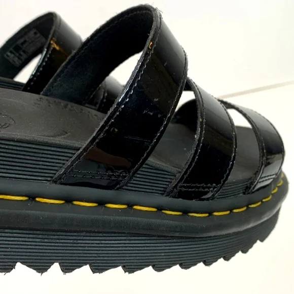 Dr. Martens Blaire Patent Leather Sandals - Picture 15 of 16